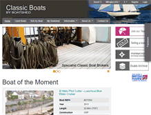 Tablet Screenshot of classic.boatshed.com
