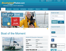 Tablet Screenshot of phuket.boatshed.com