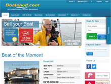 Tablet Screenshot of boatshed.com