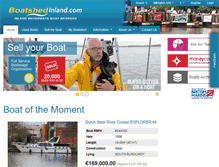 Tablet Screenshot of inland.boatshed.com