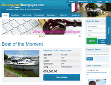 Tablet Screenshot of bourgogne.boatshed.com