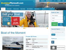 Tablet Screenshot of plymouth.boatshed.com