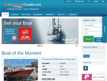 Tablet Screenshot of croatia.boatshed.com